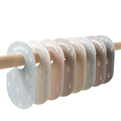 Baby Closet Dividers, Newborn to 2T, Neutral, 8 Piece Set