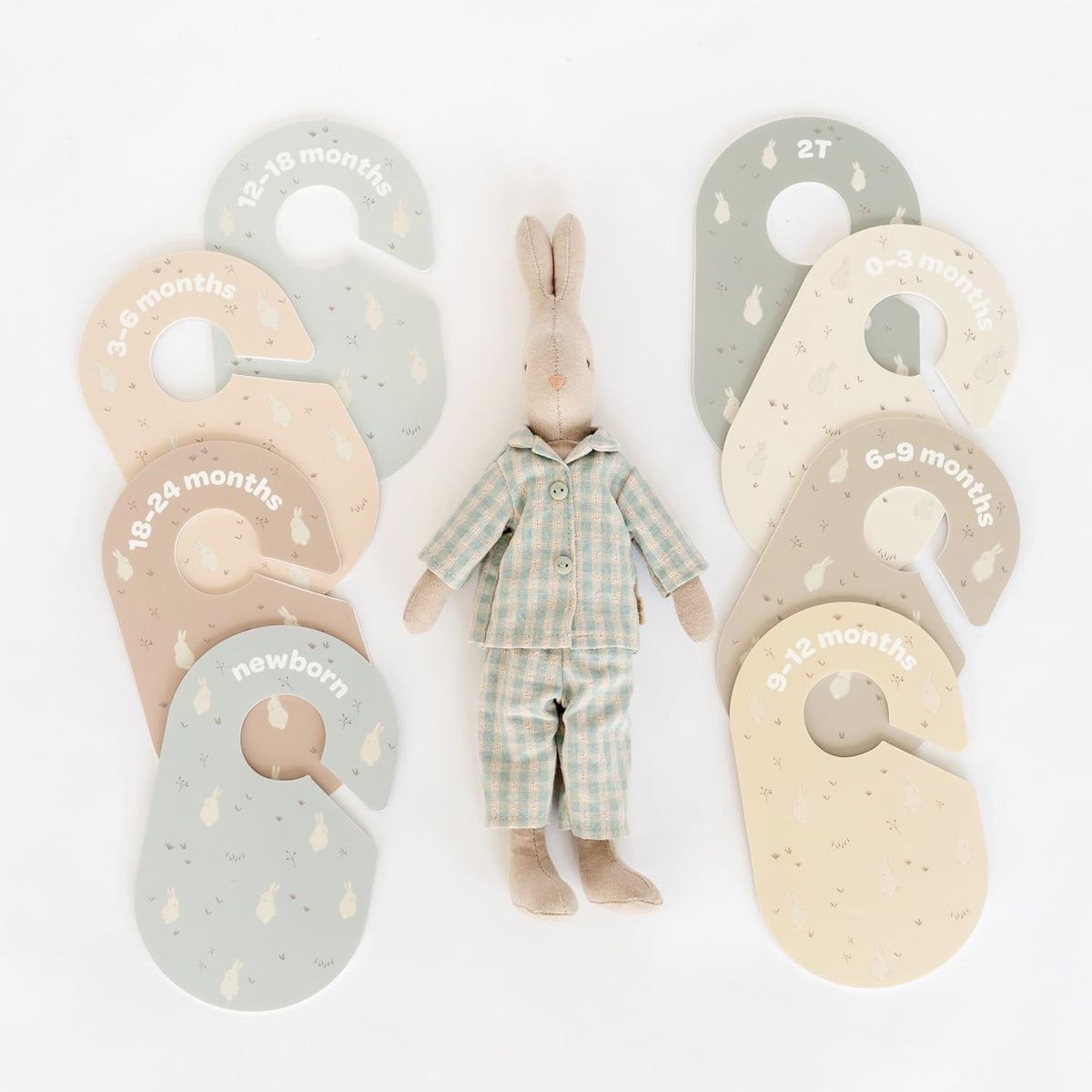 Baby Closet Dividers, Newborn to 2T, Neutral, 8 Piece Set