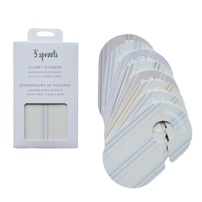 Baby Closet Dividers, Newborn to 2T, Neutral, 8 Piece Set