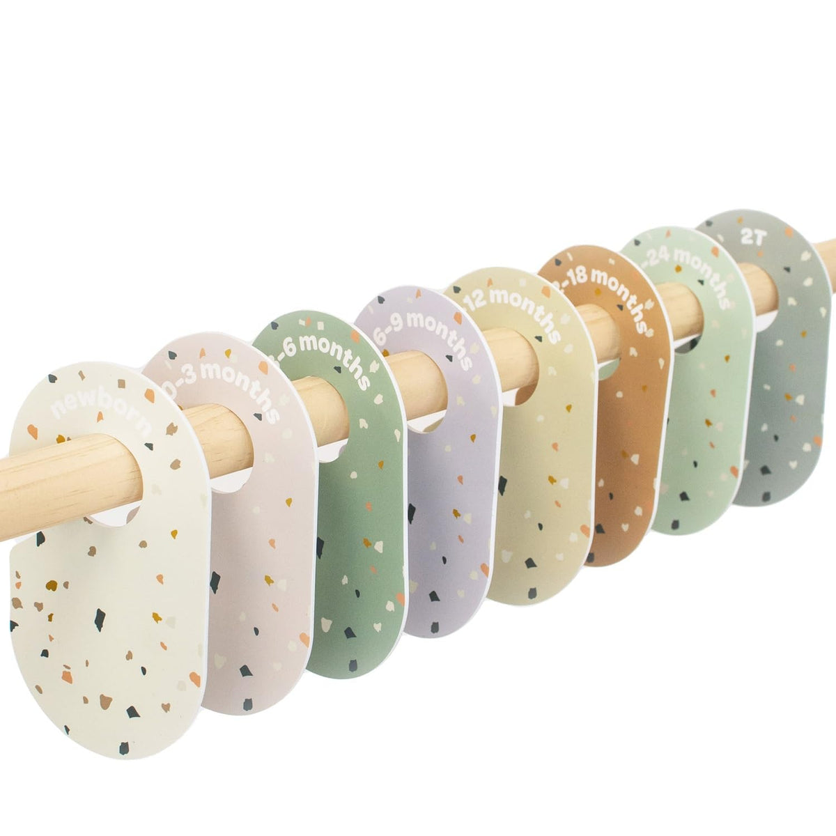Baby Closet Dividers, Newborn to 2T, Neutral, 8 Piece Set