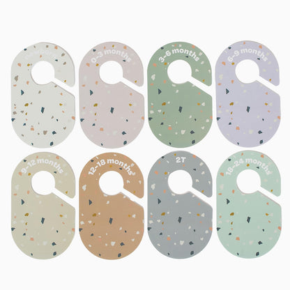 Baby Closet Dividers, Newborn to 2T, Neutral, 8 Piece Set