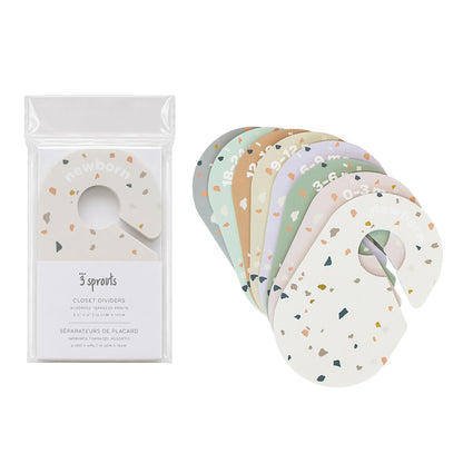 Baby Closet Dividers, Newborn to 2T, Neutral, 8 Piece Set