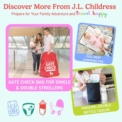J.L. Childress Premier Padded Infant Car Seat Travel Bag - Backpack