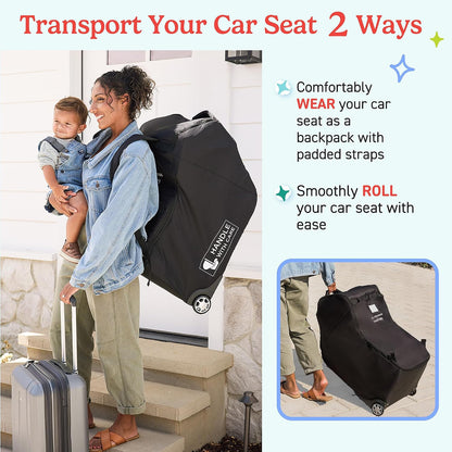 J.L. Childress Premier Padded Infant Car Seat Travel Bag - Backpack