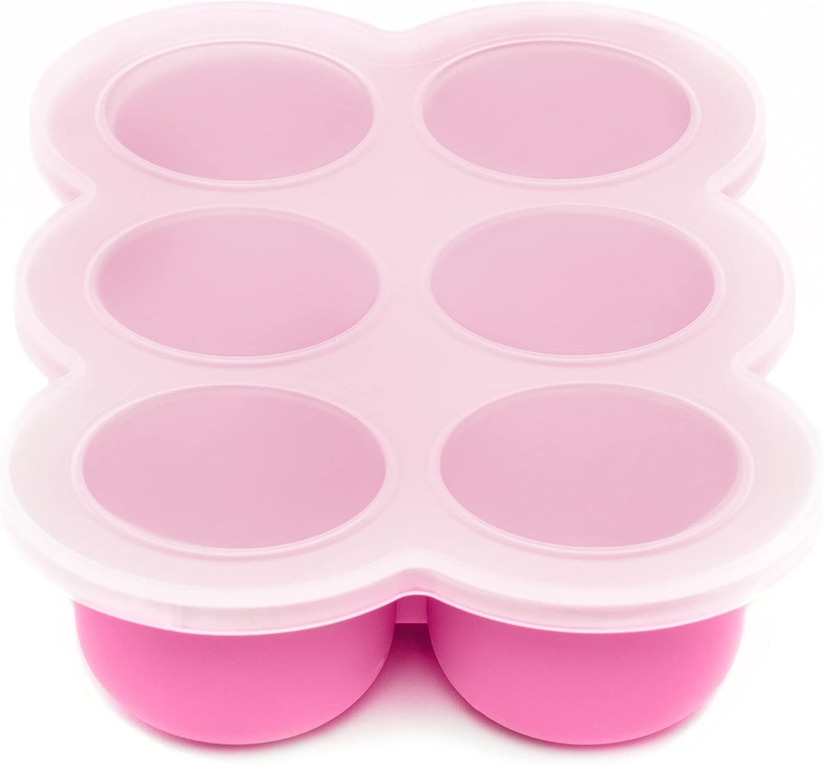 Silicone Baby Food Freezer Trays 3-Pack Bundle - 2 Ten 1.5oz & 1 Six 3oz Portions - Clip-on Lids - Homemade Purée & Breast Milk Storage