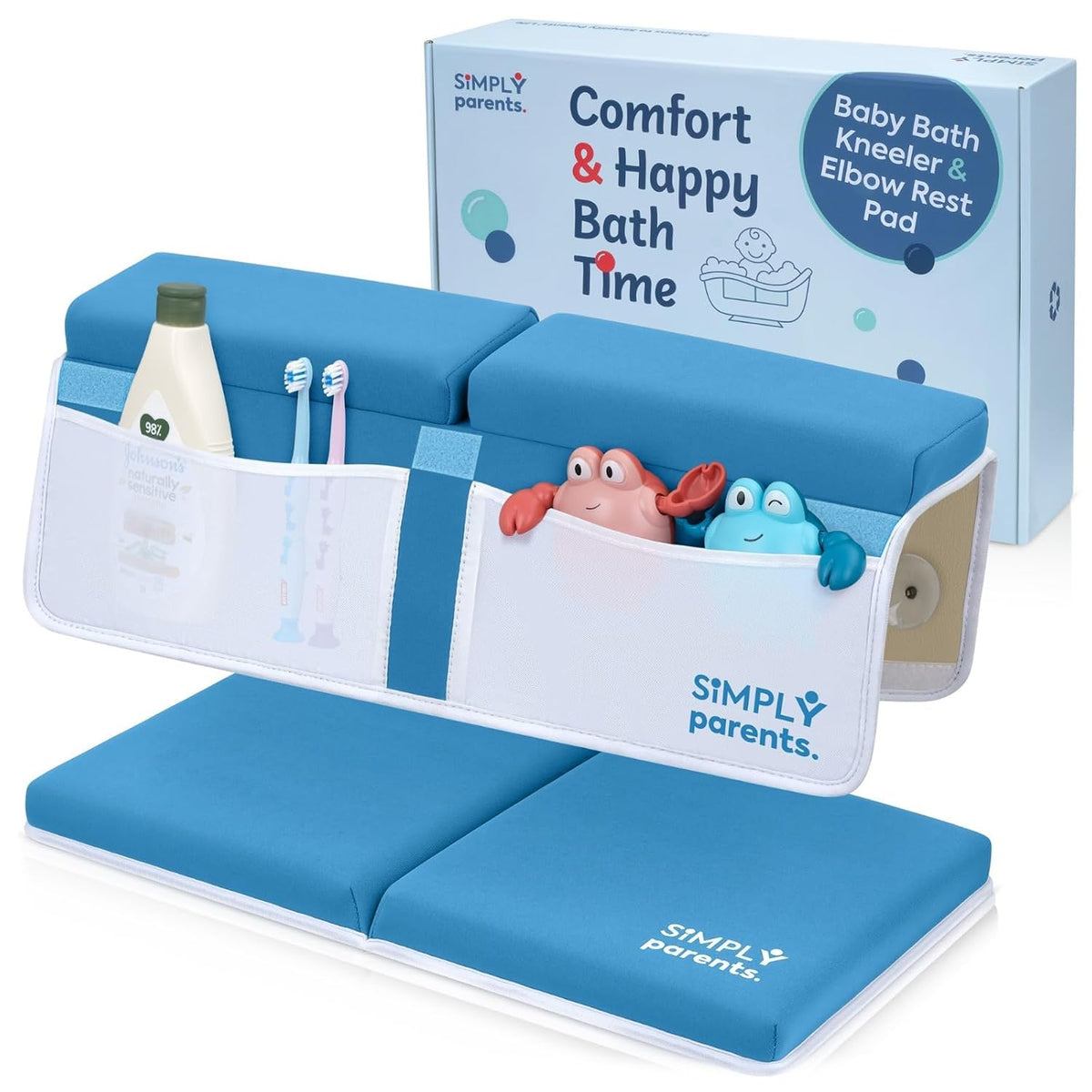 Bath Kneeler and Elbow Rest Pad Non-Slip Quick-Dry