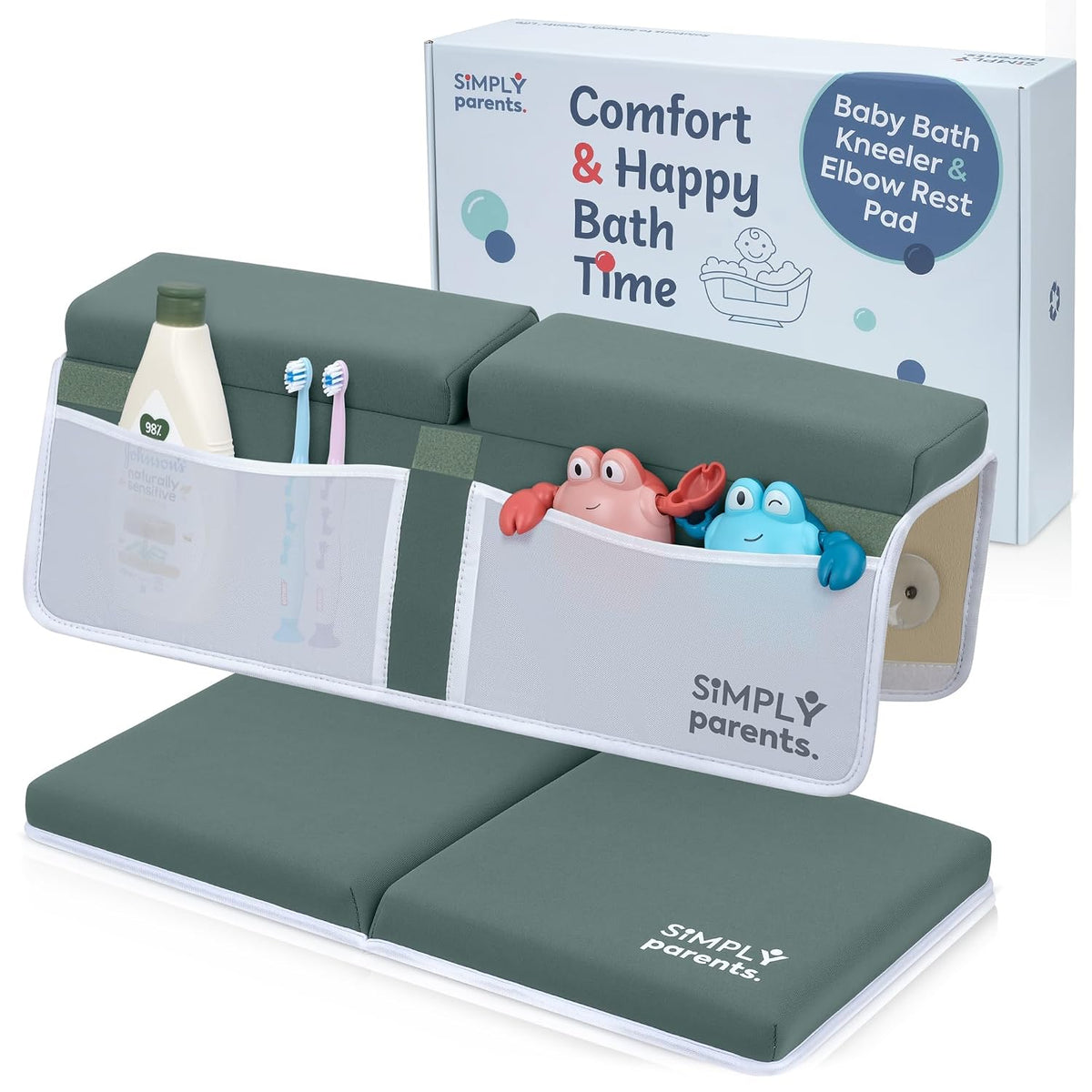 Bath Kneeler and Elbow Rest Pad Non-Slip Quick-Dry