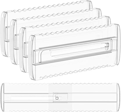 8 Pack 4" High Drawer Dividers for Clothes, 10.2"-16.5" Expandable