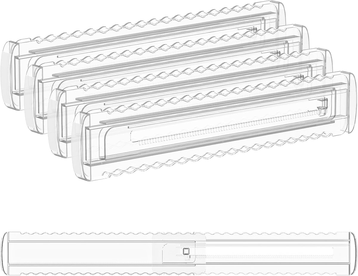 8 Pack 4" High Drawer Dividers for Clothes, 10.2"-16.5" Expandable