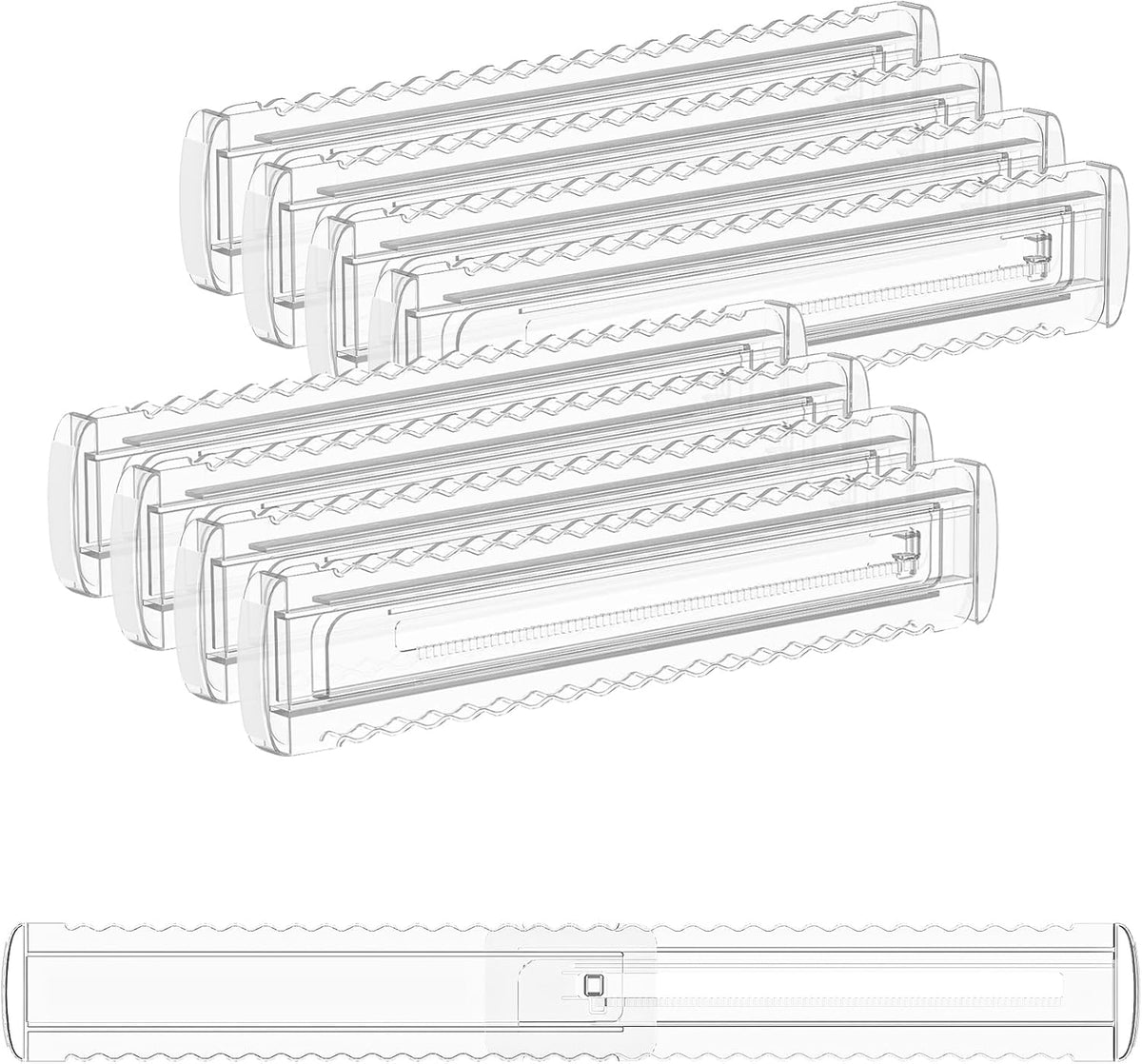 8 Pack 4" High Drawer Dividers for Clothes, 10.2"-16.5" Expandable