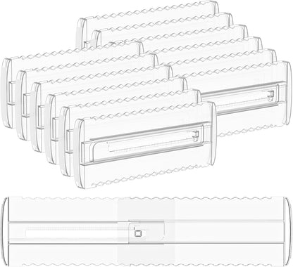 8 Pack 4" High Drawer Dividers for Clothes, 10.2"-16.5" Expandable