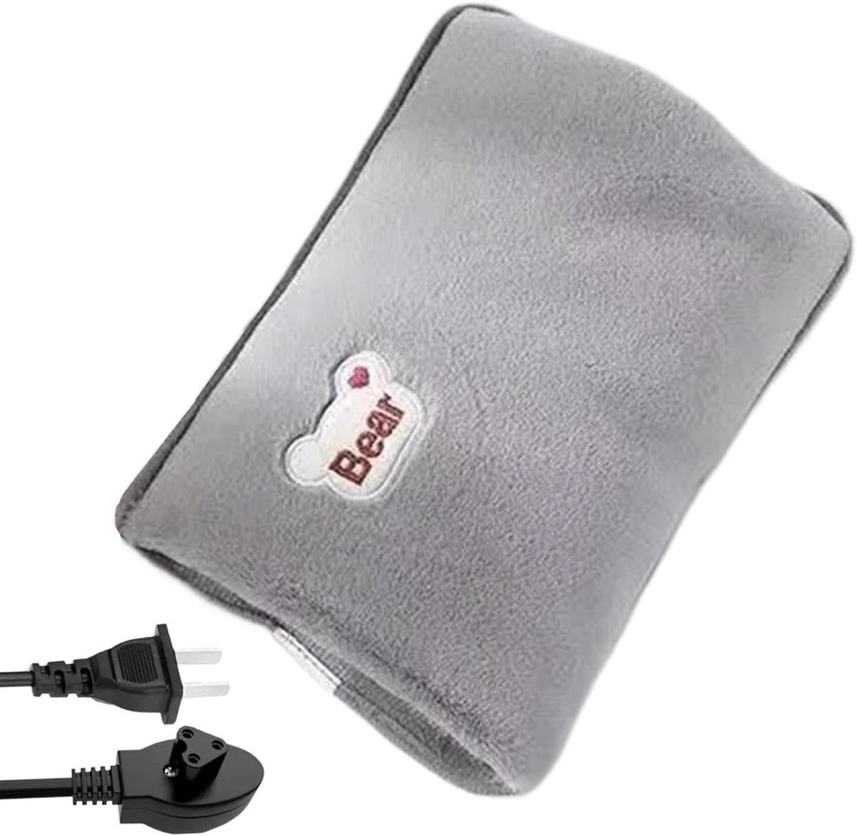 Electric Hot Water Bag, Hot Water Bottle with Cover, Leak-Proof Rechargeable Hand Warmer, Heating Pad Hots Waters Bottle, for Winter Cold Weather Period Cramps Muscles Neck