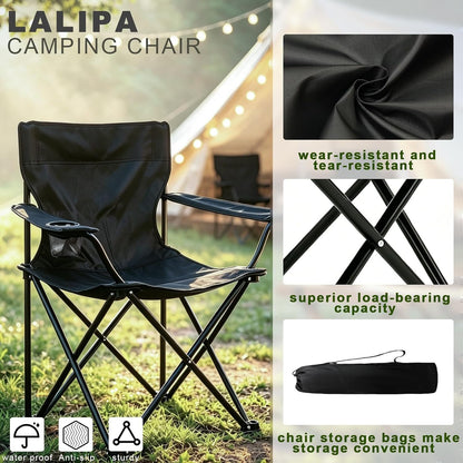 Portable Collapsible Stool Outdoor Folding Chair Small Camping Stool for Hiking,Fishing,Gardening,Beach and Travel with Carry Bag (1 Pack,Pattern)