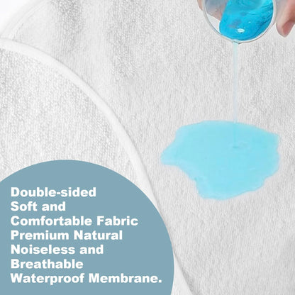 4 Pcs Muslin Changing Pad Liners Fits in Peanut Shape Changing Pad-Blue