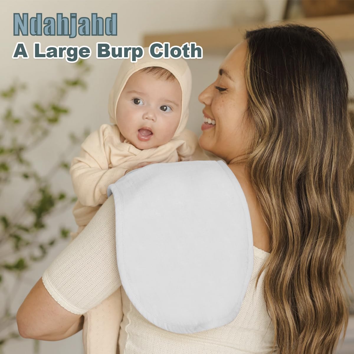 4 Pcs Muslin Changing Pad Liners Fits in Peanut Shape Changing Pad-Blue