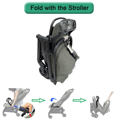 Stroller Snack Tray ONLY Compatible with Bugaboo Butterfly 2 Stroller - BPA-Free Tray - Folding with Stroller - Easy Access- Easy Clean (Not for Butterfly 1)