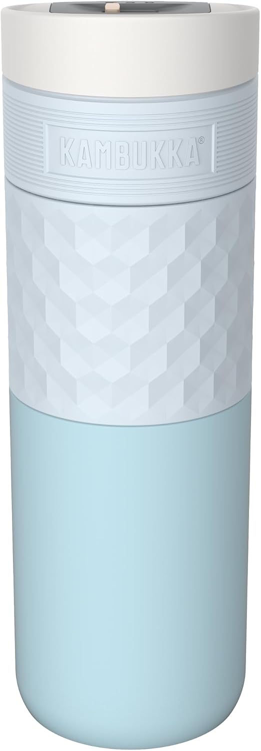 ETNA Breezy Blue Thermal Mug 500 ml – Coffee Mug to Go Made of Stainless Steel – Leak-Proof & Leak-Proof – Insulated Travel & Coffee Mug – Keeps 9 Hours Hot / 18 Hours Cold