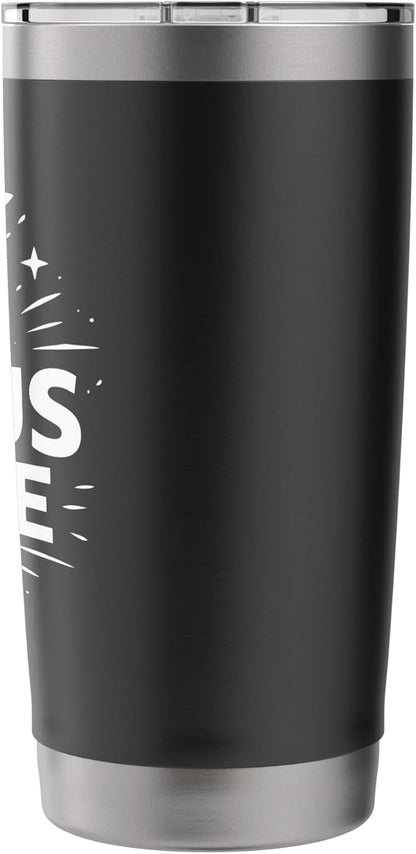 Focus Mode Productivity Mindset Minimal Design Stainless Steel Insulated Tumbler