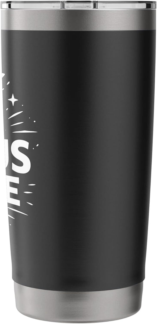 Focus Mode Productivity Mindset Minimal Design Stainless Steel Insulated Tumbler