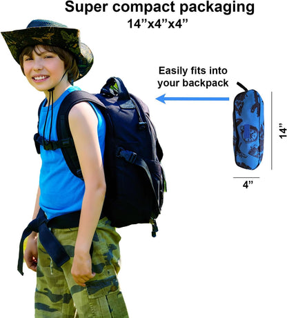 Youth and Kids Camping Chair | Ultra Lightweight, Foldable and Heavy Duty | Ideal Indoor/Outdoor Kid Chair for Camping, Sports and Lawn