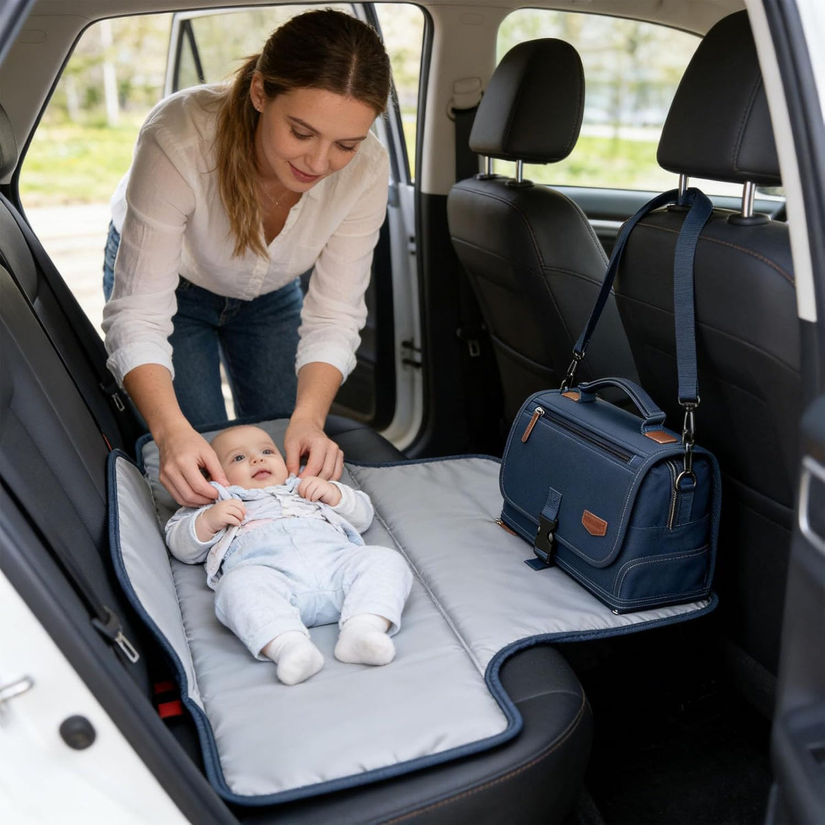 Foldable Lightweight Diaper Pad Portable Design for Parents on The Go Portable Changing Pad