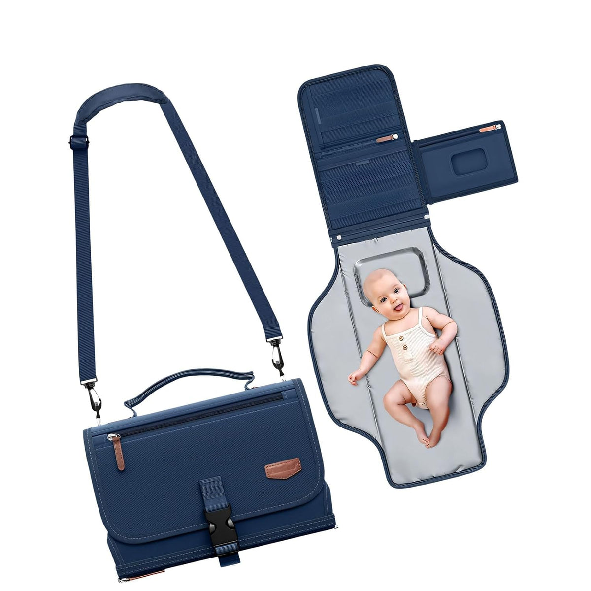 Foldable Lightweight Diaper Pad Portable Design for Parents on The Go Portable Changing Pad