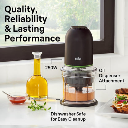 EasyPrep™ Mini Food Processor, 4 cup, Two Speed Pulse, QuadBlade