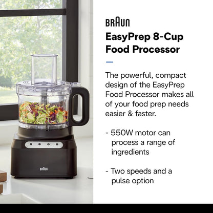 EasyPrep™ Mini Food Processor, 4 cup, Two Speed Pulse, QuadBlade