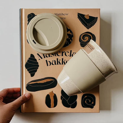 Ceramic Travel Mugs with Silicone Lids, 15 oz Portable Coffee Mug Travel Unique To Go Mug, Reusable Coffee Cups with Non-Slip Sleeve, Cappuccino,Tea,Latte,Iced Coffee Cups, Dishwasher Safe