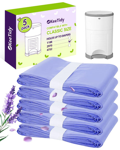 Diaper Pail Refills Compatible with Dekor Classic & Eko Classic