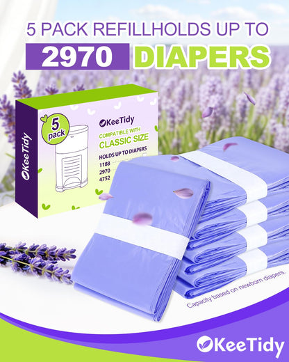 Diaper Pail Refills Compatible with Dekor Classic & Eko Classic