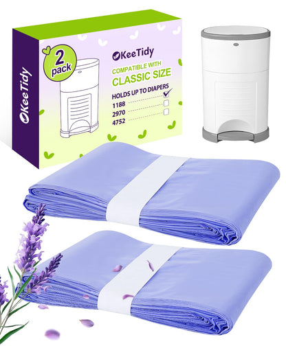 Diaper Pail Refills Compatible with Dekor Classic & Eko Classic