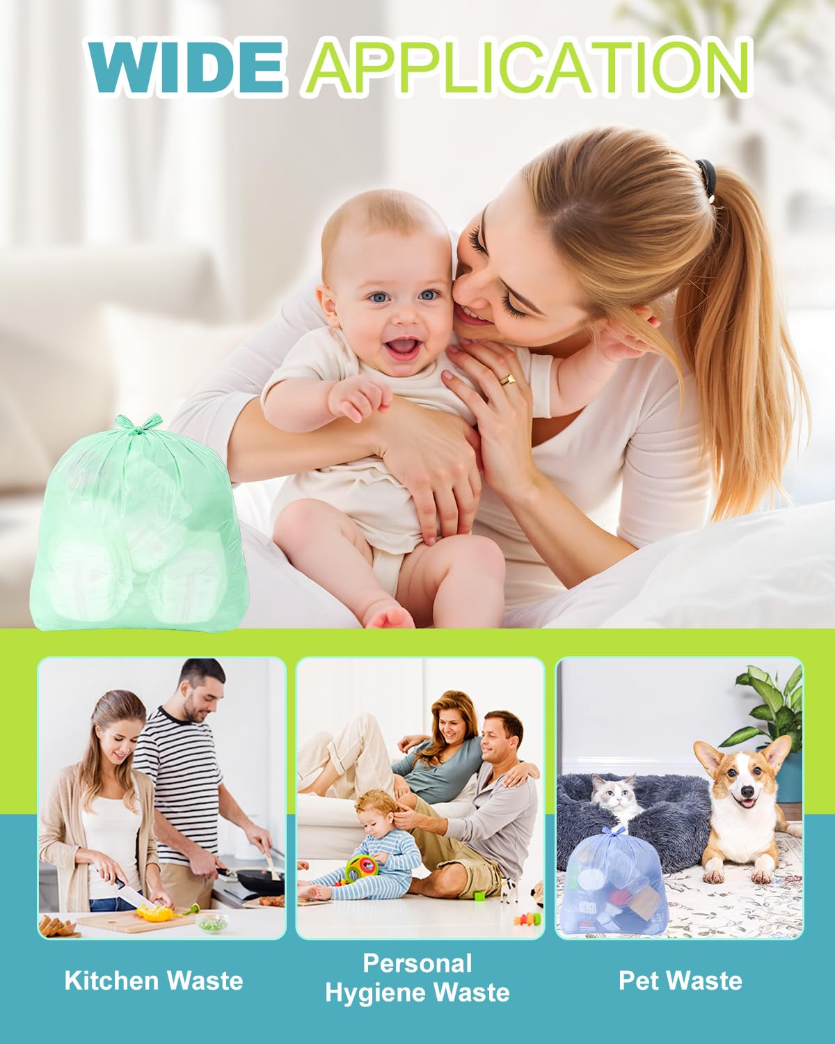 Diaper Pail Refills Compatible with Dekor Classic & Eko Classic