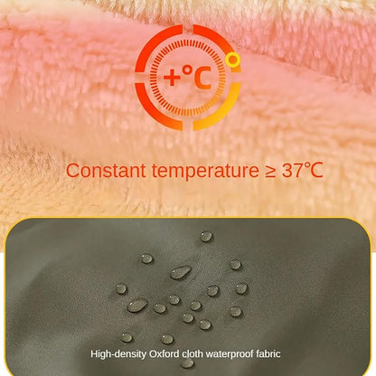 Stroller Gloves Winter Thick Warm Golf Push Cart Mittens for Cold Weather Windproof Rainproof Pram Hand Muff for Parents and Caregivers