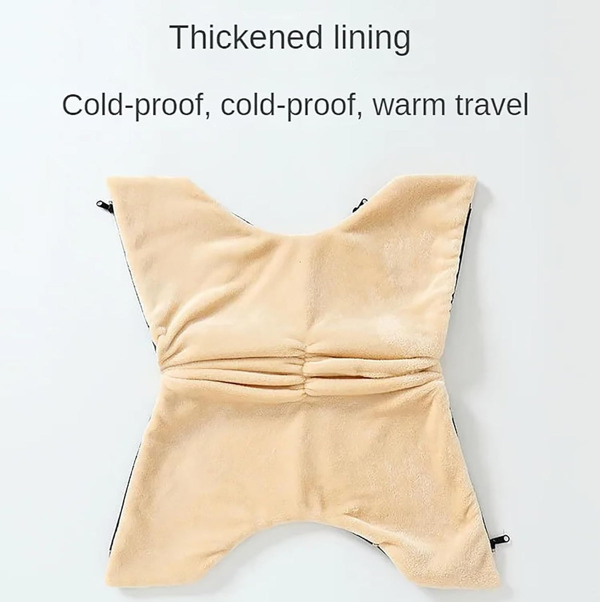 Stroller Gloves Winter Thick Warm Golf Push Cart Mittens for Cold Weather Windproof Rainproof Pram Hand Muff for Parents and Caregivers