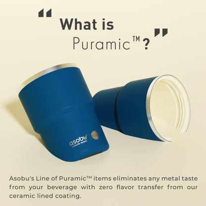 Ultimate Ceramic Travel Mug, 12oz Insulated Stainless Steel Coffee Cup with Handle & Splash-Resistant Lid, Ceramic Lined for Pure Taste, BPA-Free, Double-Wall Vacuum for Hot Drinks