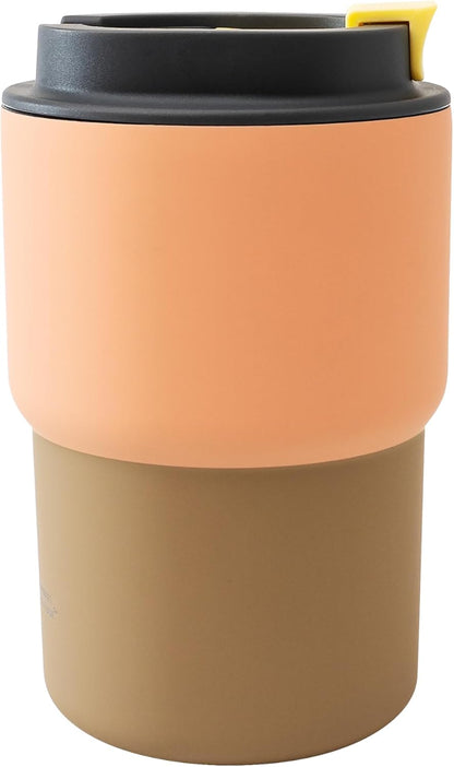 Ultimate Ceramic Travel Mug, 12oz Insulated Stainless Steel Coffee Cup with Handle & Splash-Resistant Lid, Ceramic Lined for Pure Taste, BPA-Free, Double-Wall Vacuum for Hot Drinks