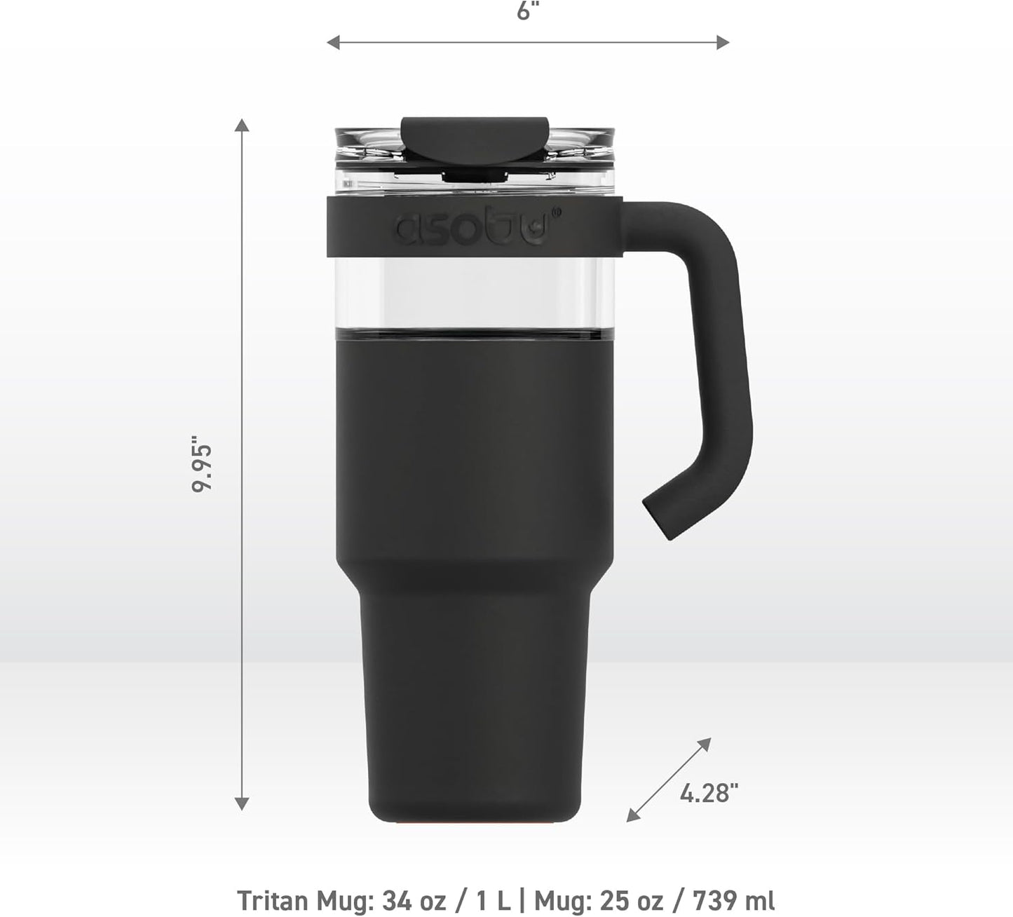 Ultimate Ceramic Travel Mug, 12oz Insulated Stainless Steel Coffee Cup with Handle & Splash-Resistant Lid, Ceramic Lined for Pure Taste, BPA-Free, Double-Wall Vacuum for Hot Drinks