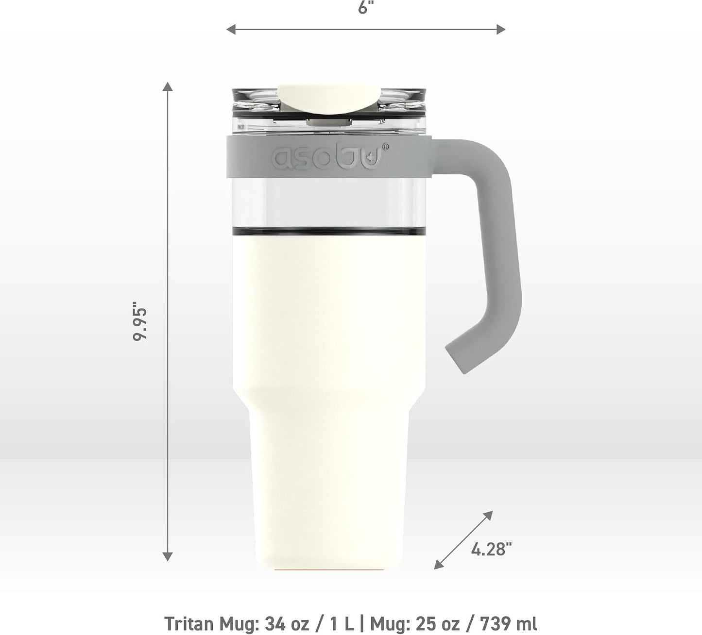 Ultimate Ceramic Travel Mug, 12oz Insulated Stainless Steel Coffee Cup with Handle & Splash-Resistant Lid, Ceramic Lined for Pure Taste, BPA-Free, Double-Wall Vacuum for Hot Drinks