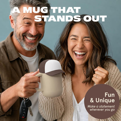 Ultimate Ceramic Travel Mug, 12oz Insulated Stainless Steel Coffee Cup with Handle & Splash-Resistant Lid, Ceramic Lined for Pure Taste, BPA-Free, Double-Wall Vacuum for Hot Drinks