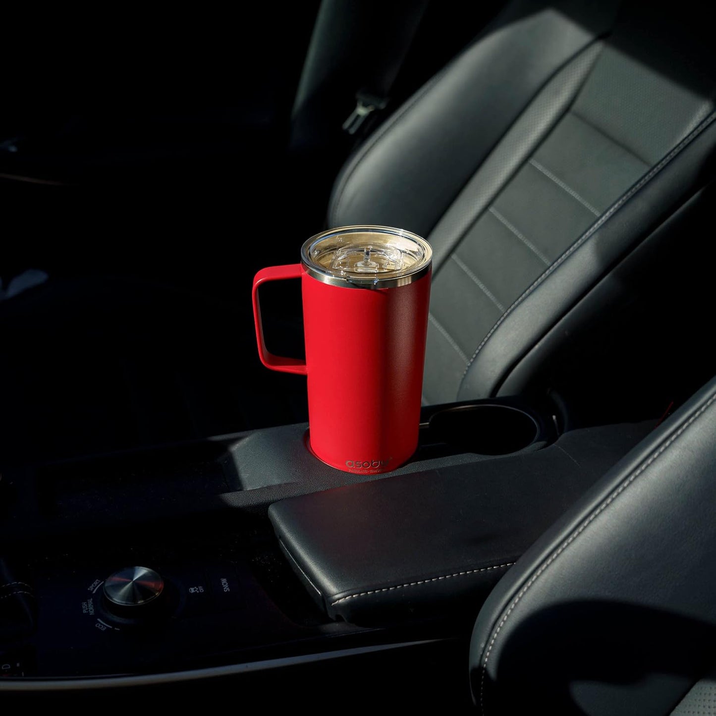 Ultimate Ceramic Travel Mug, 12oz Insulated Stainless Steel Coffee Cup with Handle & Splash-Resistant Lid, Ceramic Lined for Pure Taste, BPA-Free, Double-Wall Vacuum for Hot Drinks