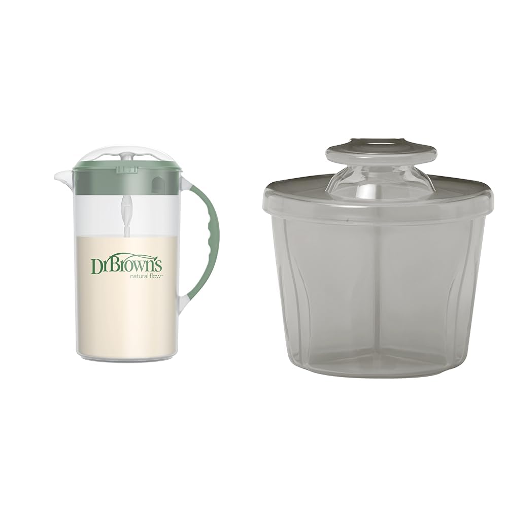 Baby 36oz Formula Mixing Pitcher and On-the-Go Formula Dispenser for 3 Nine oz Bottles