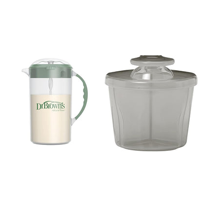 Baby 36oz Formula Mixing Pitcher and On-the-Go Formula Dispenser for 3 Nine oz Bottles