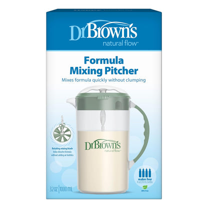 Baby 36oz Formula Mixing Pitcher and On-the-Go Formula Dispenser for 3 Nine oz Bottles