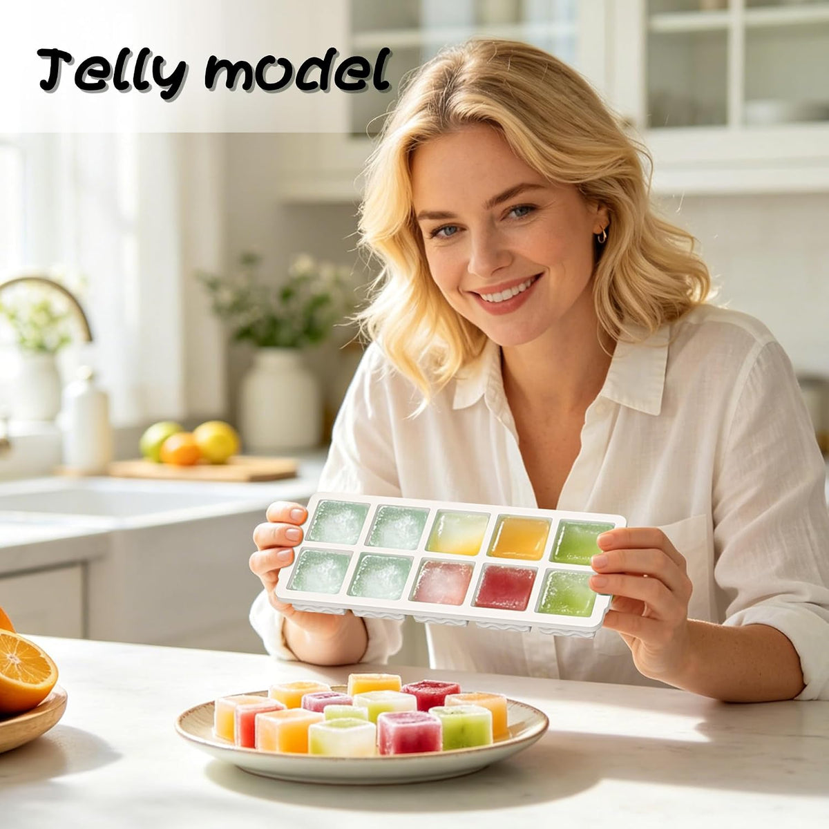3-Pack Silicone Freezer Trays with Lid, Soup Freezer Container Molds