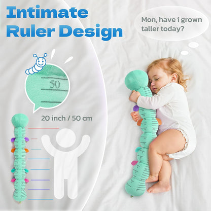 Musical Stuffed Caterpillar Toys with Teether and Baby Mirror
