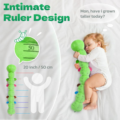 Musical Stuffed Caterpillar Toys with Teether and Baby Mirror