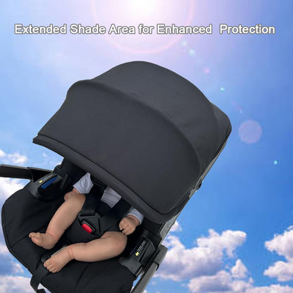 Stroller Accessories Replacement Canopy Compatible with Doona+ and Doona i Car Seats & Strollers, Larger Sunshade, Durable Fabric (Desert Green)