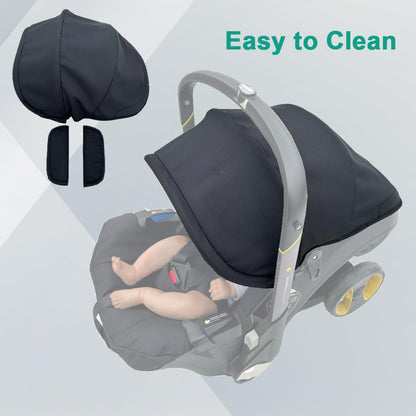 Stroller Accessories Replacement Canopy Compatible with Doona+ and Doona i Car Seats & Strollers, Larger Sunshade, Durable Fabric (Desert Green)