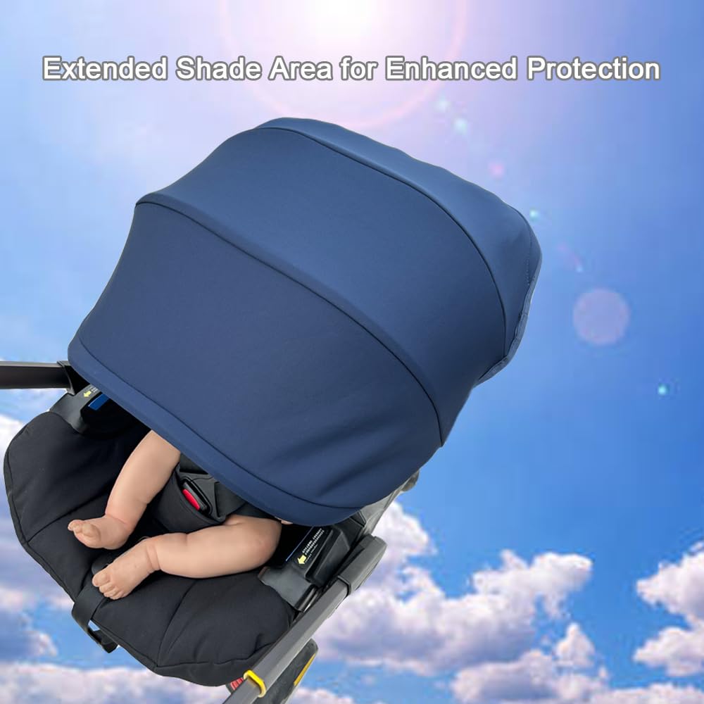 Stroller Accessories Replacement Canopy Compatible with Doona+ and Doona i Car Seats & Strollers, Larger Sunshade, Durable Fabric (Desert Green)